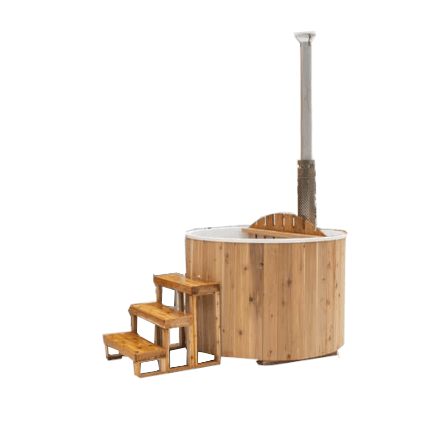 The Evolution Cedar Tub 5' - Knotty Red Cedar