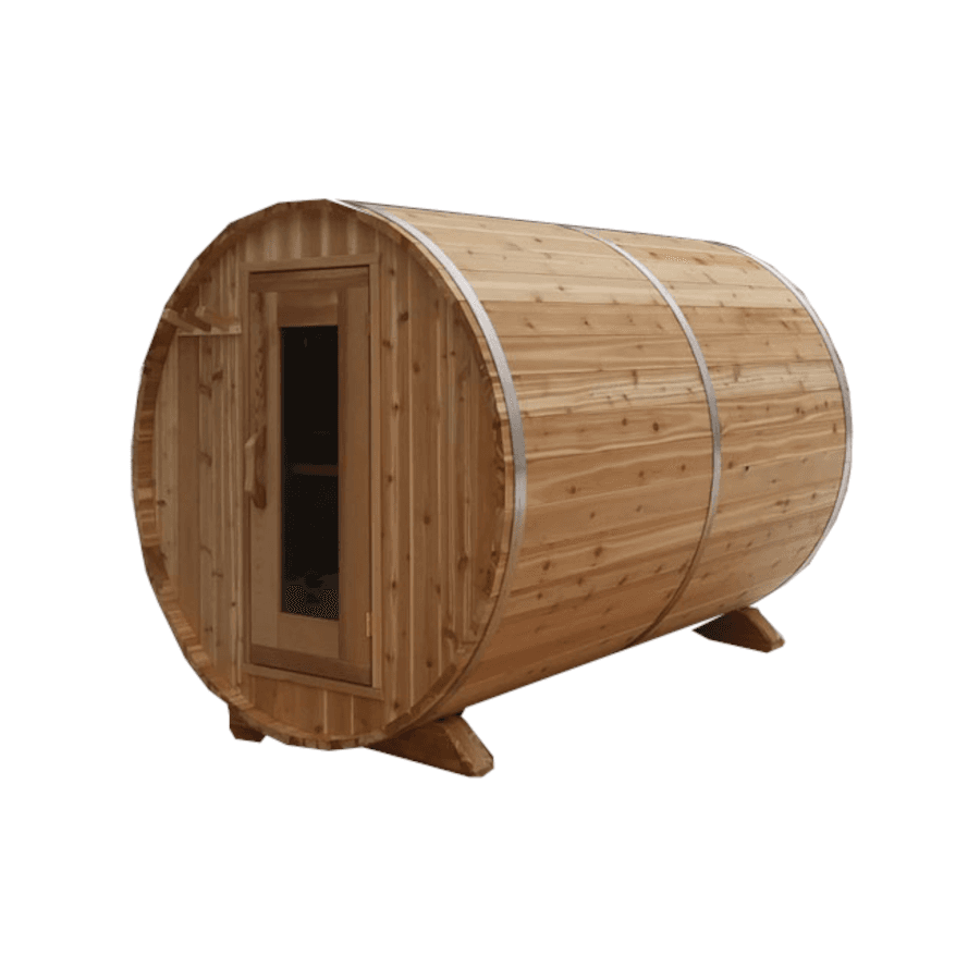 7' x 7' Barrel Sauna