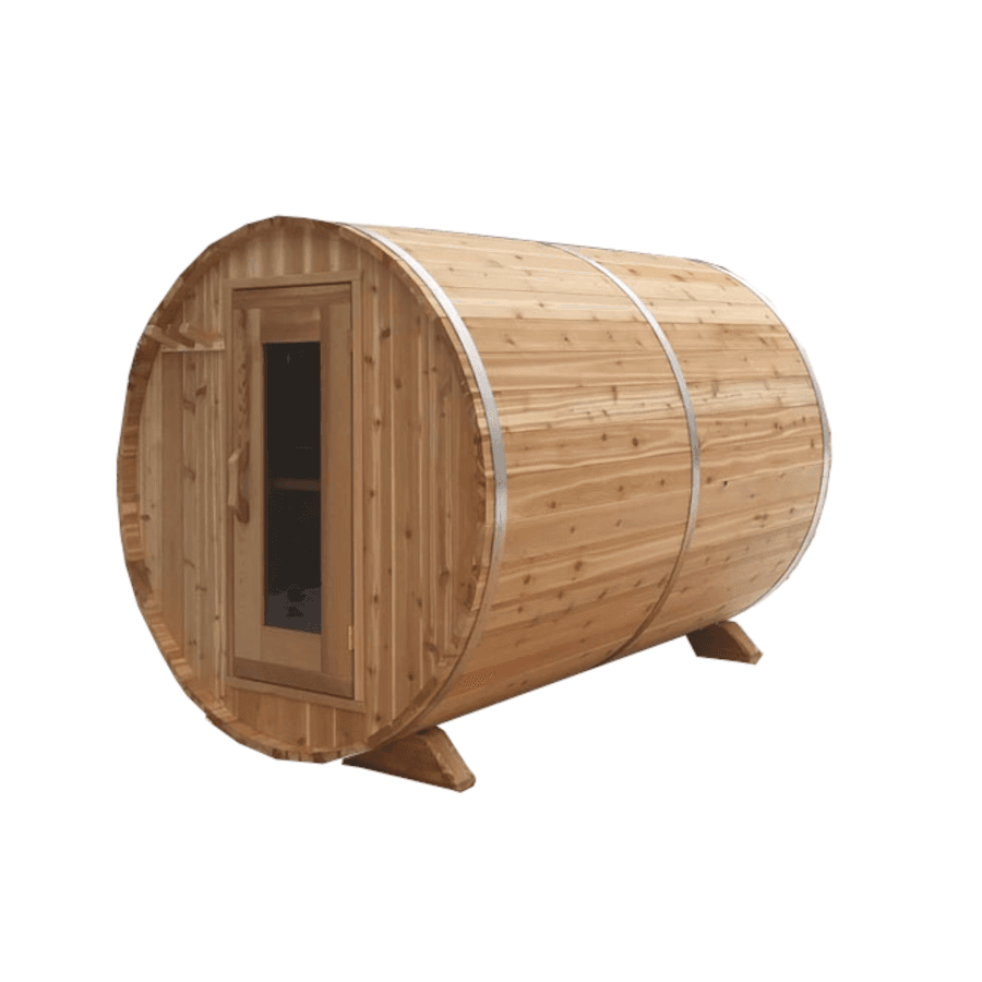 7x6' Barrel Sauna w Changeroom