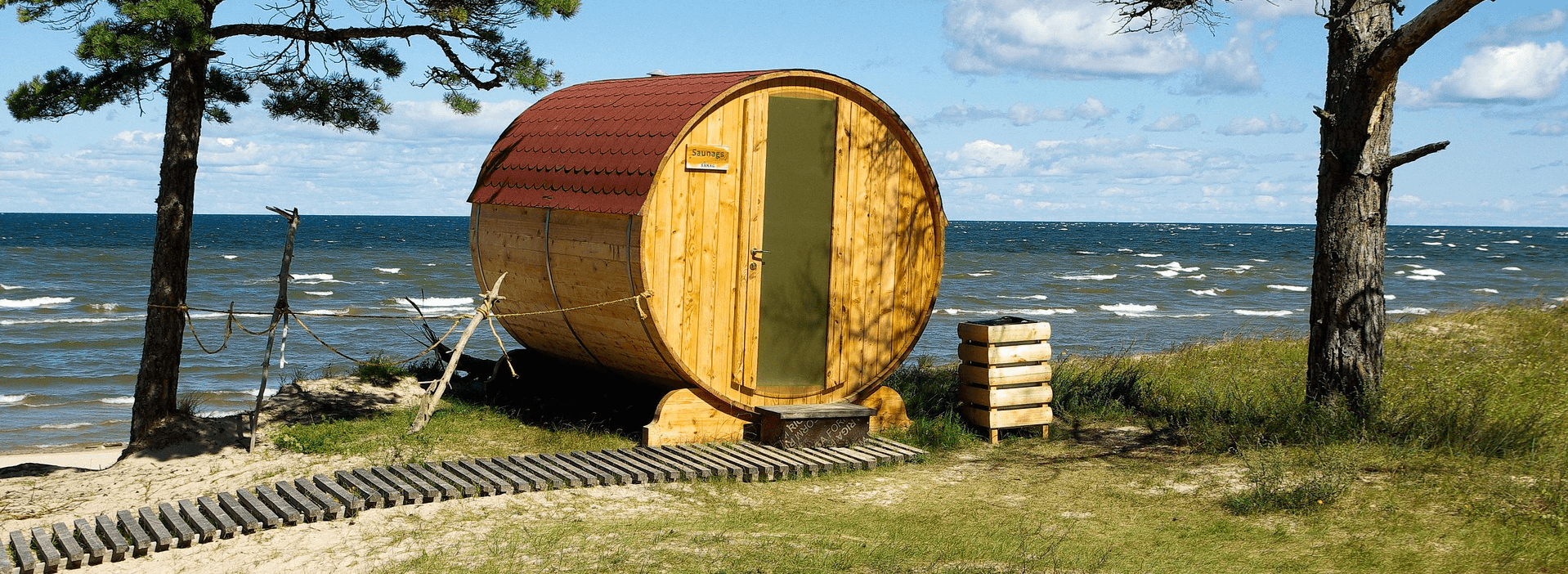 Sauna by the sea