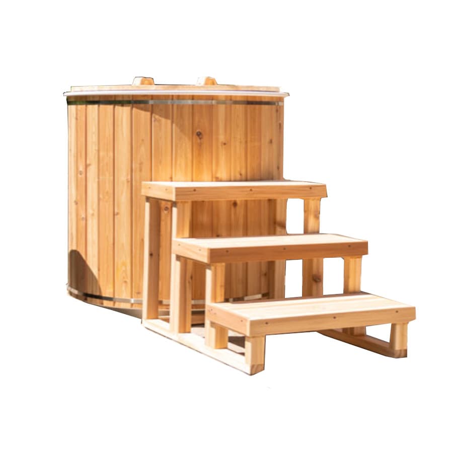 The Arctic Plunge Tub - Knotty Red Cedar